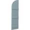 Ekena Millwork Americraft 4-Board (3 Batten) Wood Joined Board-n-Batten Shutters w/ Arch Top, ARW401BQ414X77SBH, PR ARW401BQ414X77SBH - alternate 3